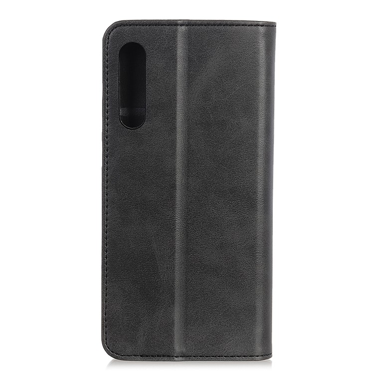 Auto-absorbed Split Leather Wallet Stand Case for Xiaomi Mi 9 Pro 5G / Mi 9 Pro - Black-7