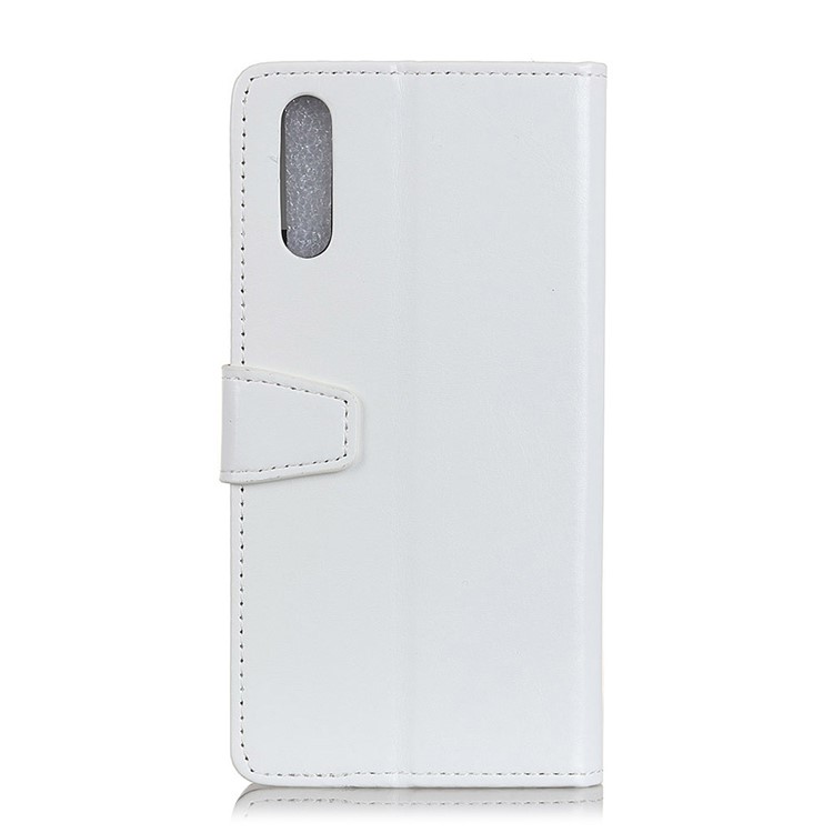Crazy Horse Wallet Stand Leather Phone Case for Xiaomi Mi 9 Pro 5G/Mi 9 Pro - White-11