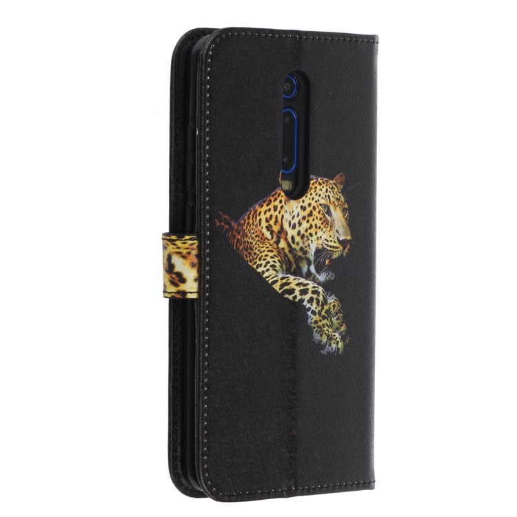 Silk Texture Pattern Wallet Leather Phone Cover for Xiaomi Redmi K20/K20 Pro/Mi 9T Pro/Mi 9T - Black-4