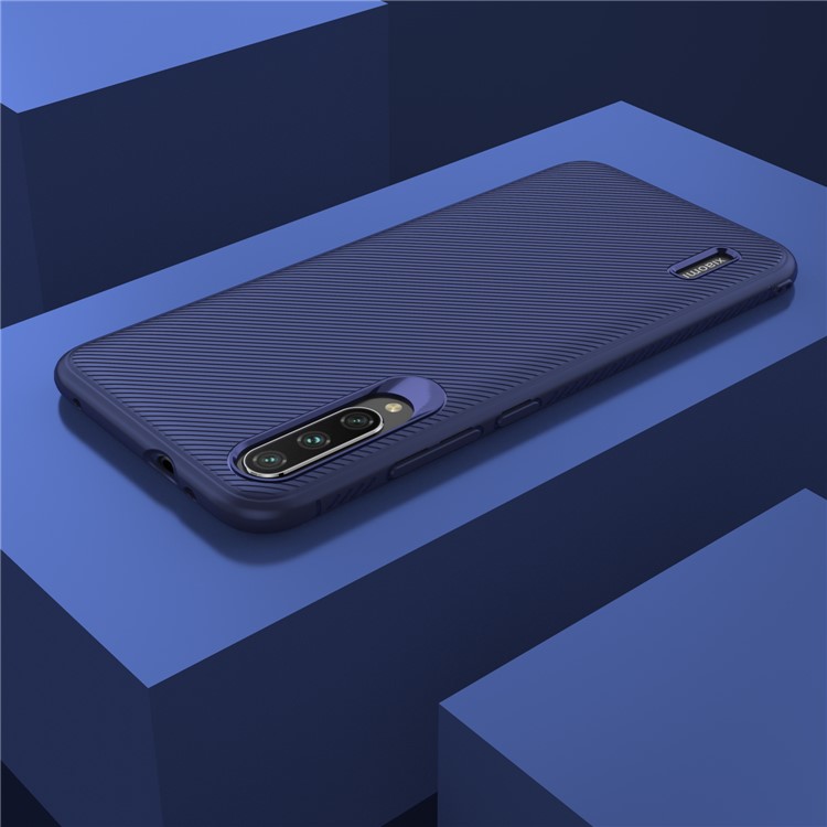 LENUO Twill Texture TPU Case for Xiaomi Mi CC9e / Mi A3 - Dark Blue-7