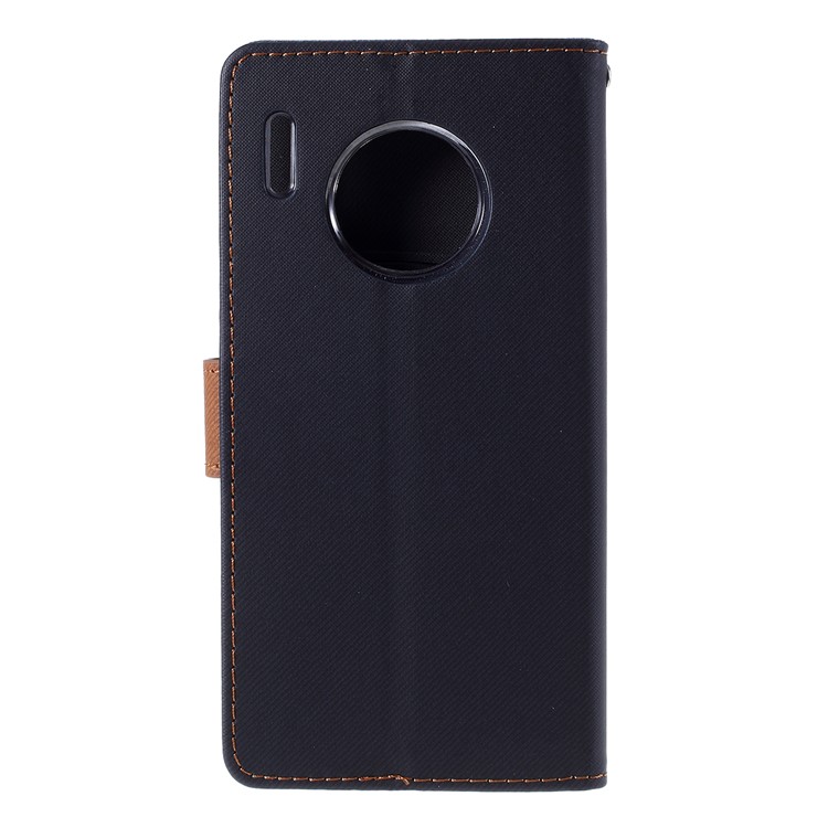 ROAR Twill Grain Leather Wallet Stand Case for Xiaomi Redmi Note 8 - Black-3