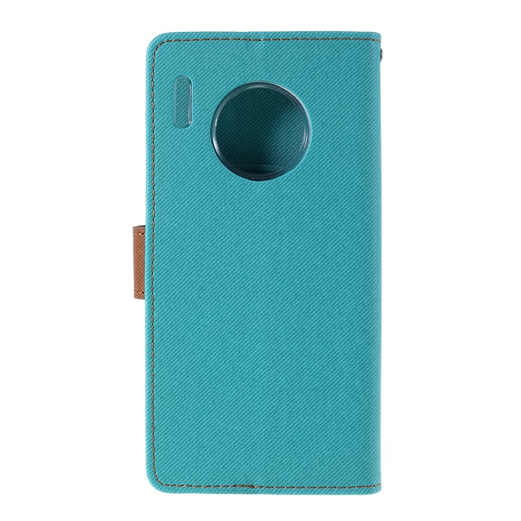 ROAR Twill Grain Leather Wallet Stand Case for Xiaomi Redmi Note 8 - Green-3