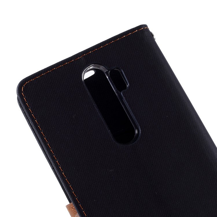 ROAR Twill Skin Wallet Leather Case for Xiaomi Redmi Note 8 Pro - Black-4