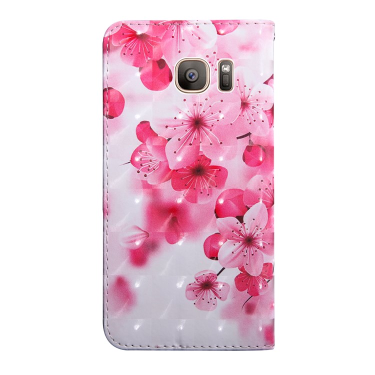 Light Spot Decor Patterned Leather Wallet Phone Cover Stand Casing for Xiaomi Redmi 8 - Plum Blossom-4