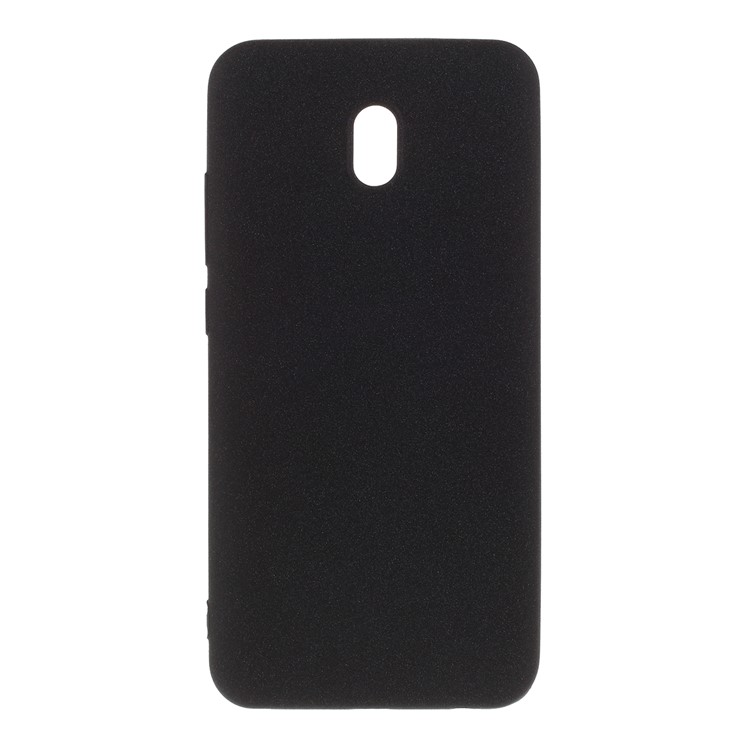 Double-sided Frosted Cool Matte Cool Stylish Unique Phone Cover for Xiaomi Redmi 8A - Black-1