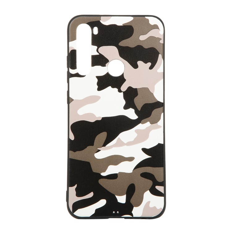 Camouflage Pattern TPU Soft Phone Shell Cover for Xiaomi Redmi Note 8 - White-2