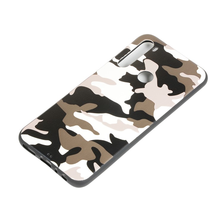 Camouflage Pattern TPU Soft Phone Shell Cover for Xiaomi Redmi Note 8 - White-4