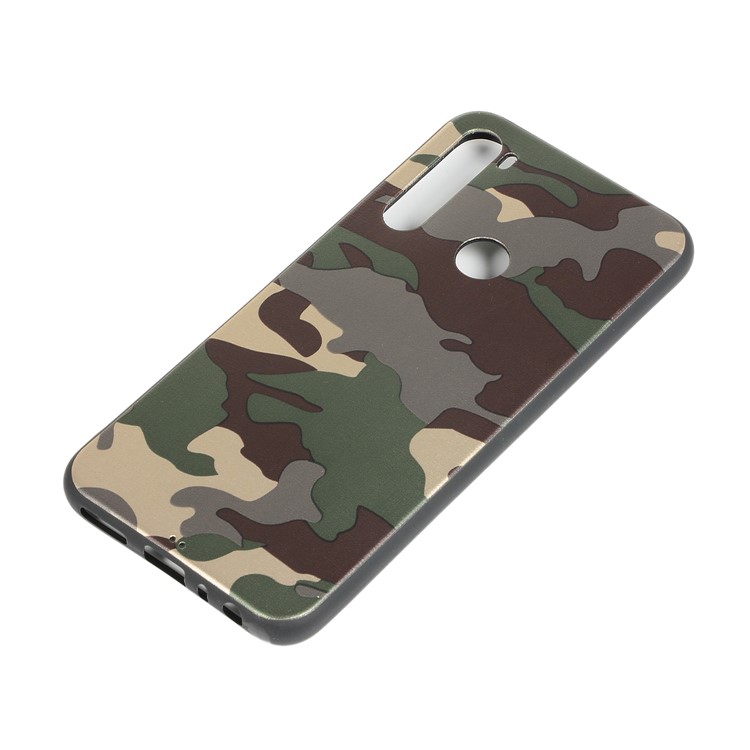 Camouflage Pattern TPU Soft Phone Shell Cover for Xiaomi Redmi Note 8 - Green-3