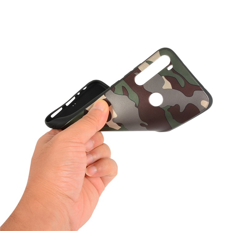 Camouflage Pattern TPU Soft Phone Shell Cover for Xiaomi Redmi Note 8 - Green-4