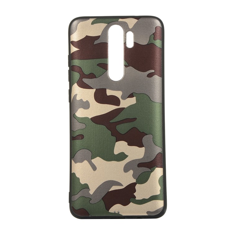 Per Xiaomi Redmi Nota 8 Pro Superficie Camuffamento Coperture Rivestimento In TPU - Verde-2