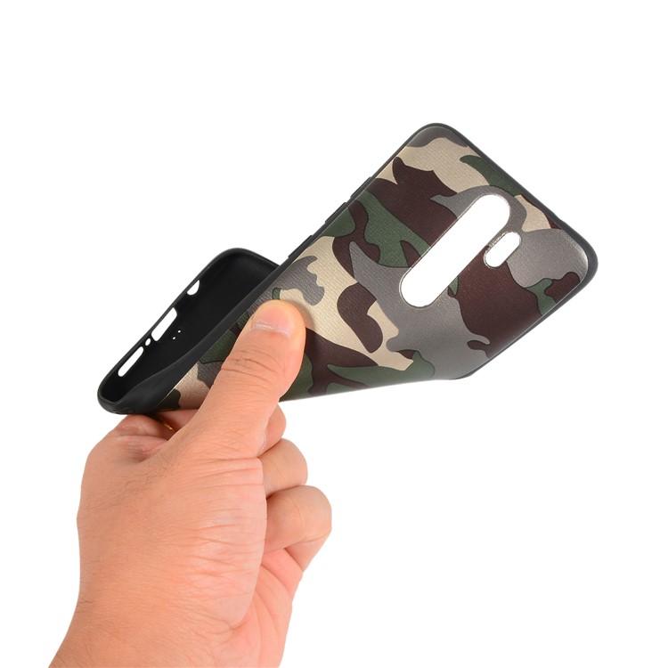 Per Xiaomi Redmi Nota 8 Pro Superficie Camuffamento Coperture Rivestimento In TPU - Verde-4