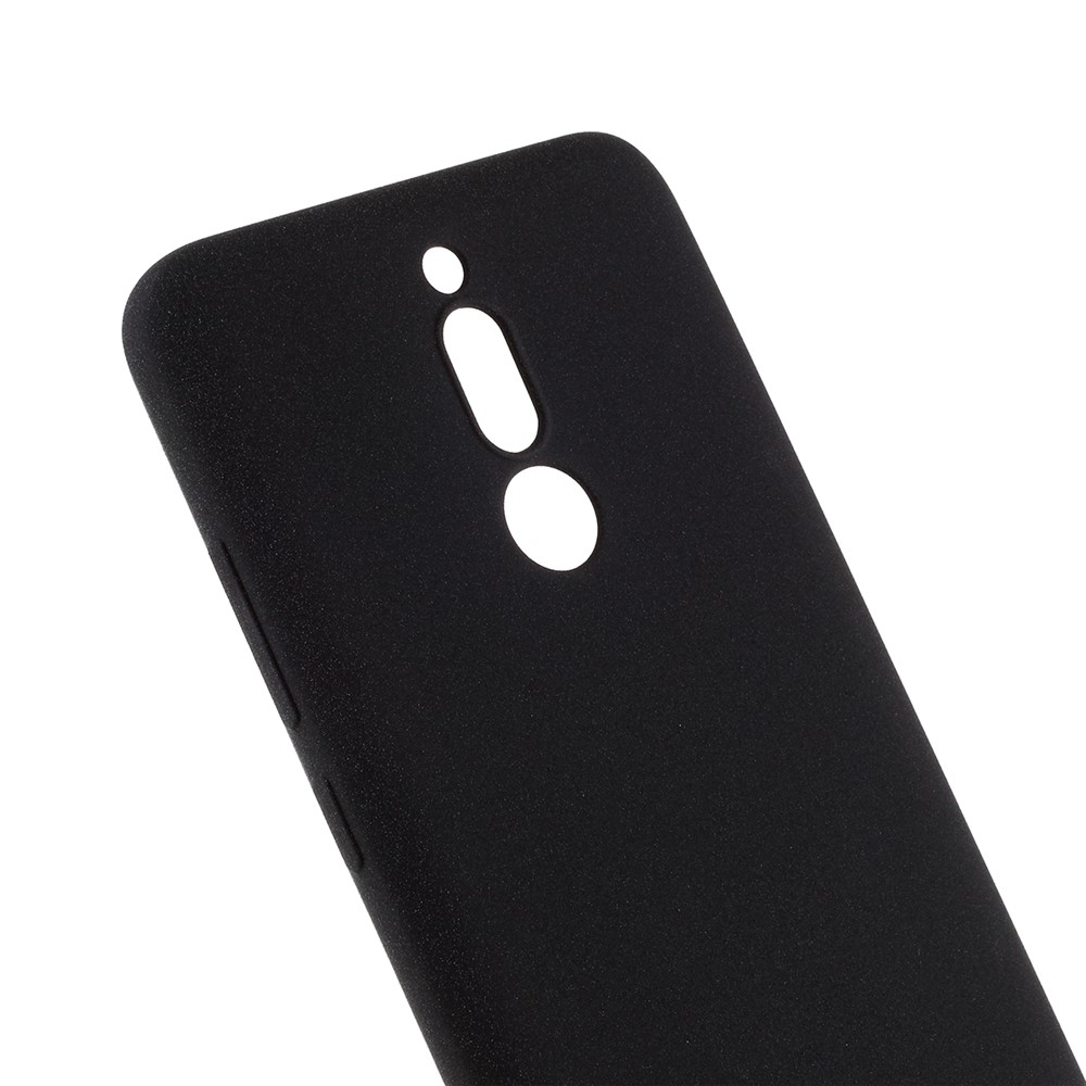 Shell Mat Double Face Couverture de Téléphone Unique Pour Xiaomi Redmi 8 - le Noir