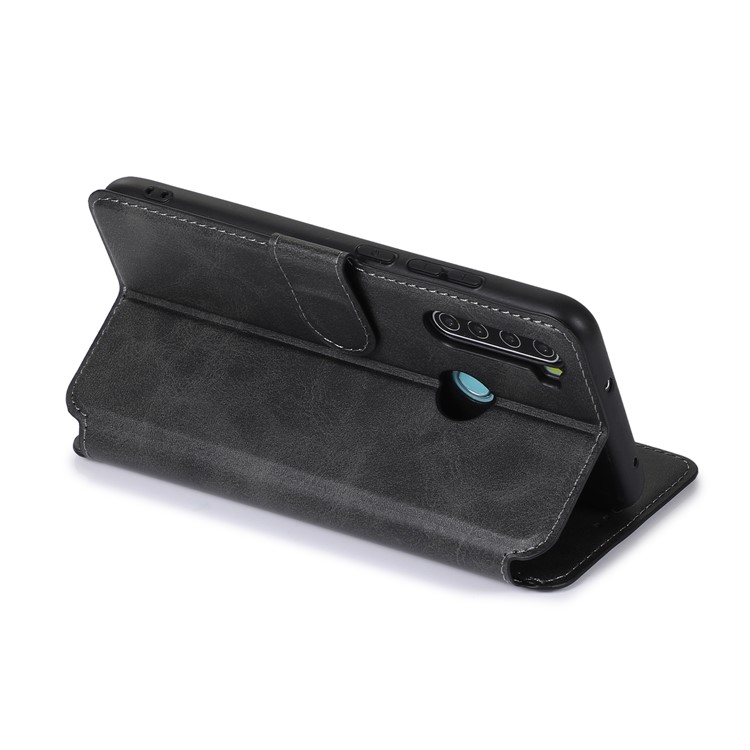 For Xiaomi Redmi Note 8 PU Leather + TPU Wallet Stand Phone Shell - Black-12