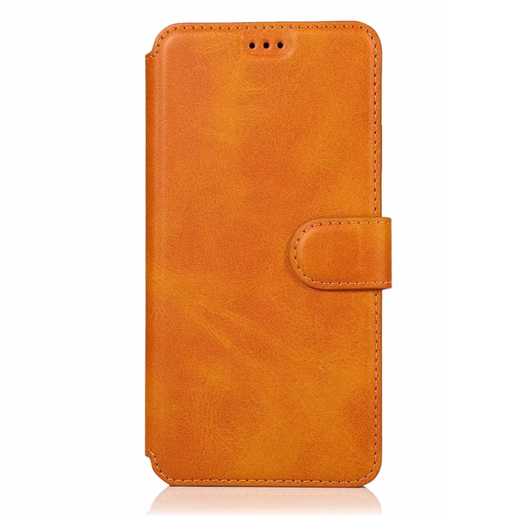For Xiaomi Redmi Note 8 PU Leather + TPU Wallet Stand Phone Shell - Khaki-8