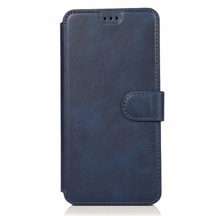 For Xiaomi Redmi Note 8 PU Leather + TPU Wallet Stand Phone Shell - Blue-8
