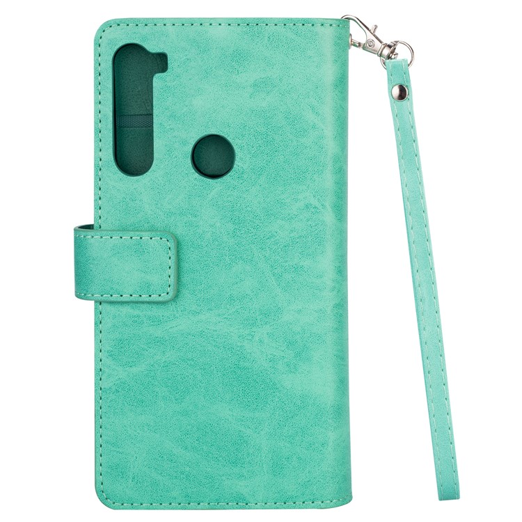 Multi-function Leather Wallet Case with Stand for Xiaomi Redmi Note 8 - Green-2