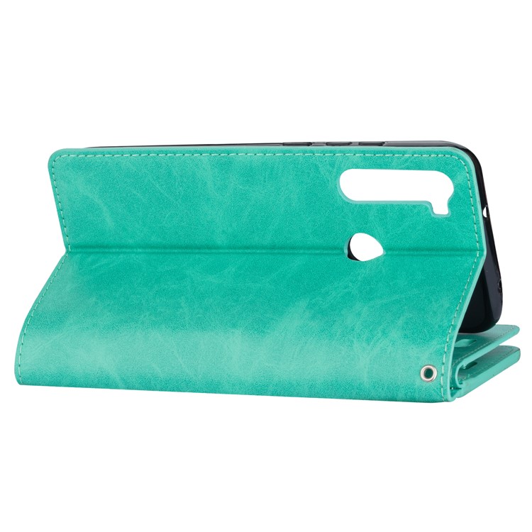 Multi-function Leather Wallet Case with Stand for Xiaomi Redmi Note 8 - Green-4