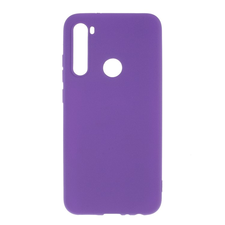Stylish Simple Double-sided Matte Phone Cover for Xiaomi Redmi Note 8 - Purple-1