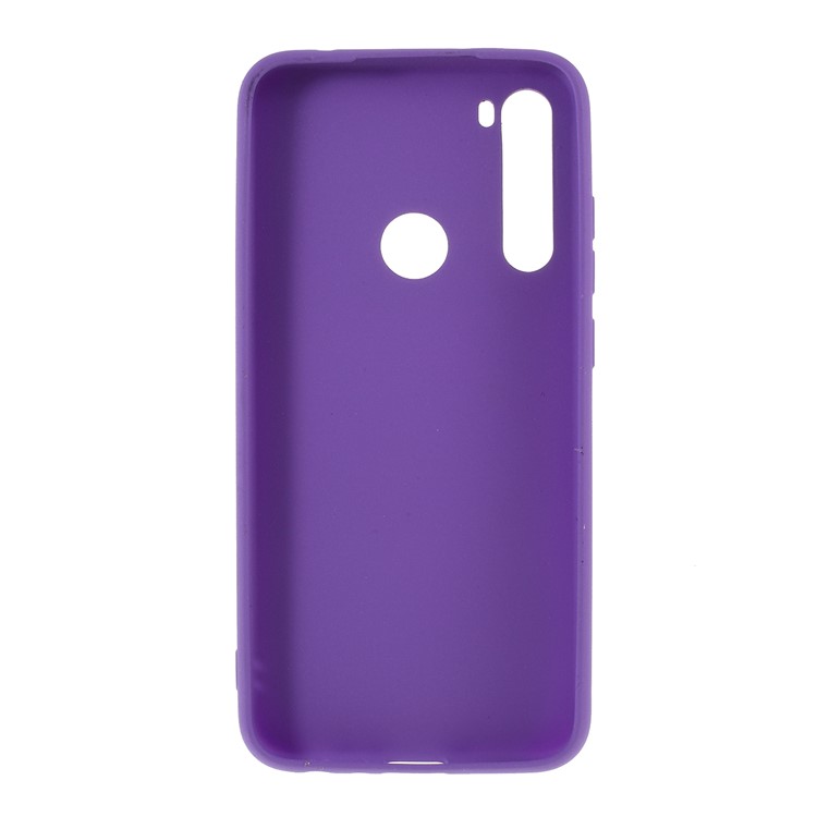 Stylish Simple Double-sided Matte Phone Cover for Xiaomi Redmi Note 8 - Purple-3