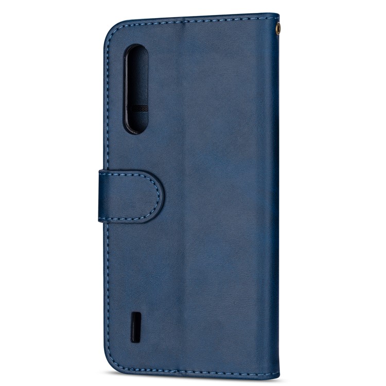 Zipper Pocket Phone Leather Wallet Case for for Xiaomi Mi CC9/Mi CC9 Meitu Edition/Mi 9 Lite - Blue-3