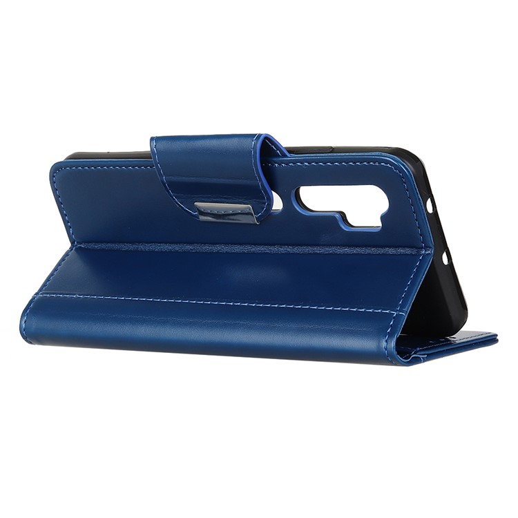 Wallet Stand PU Leather Case for Xiaomi Mi Note 10/Mi CC9 Pro - Blue-4