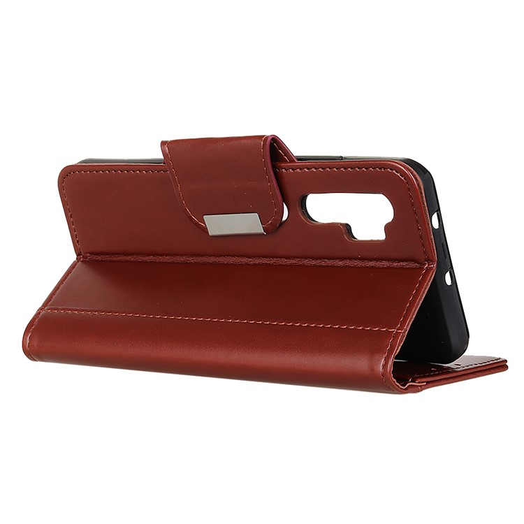 Wallet Stand PU Leather Case for Xiaomi Mi Note 10/Mi CC9 Pro - Brown-4