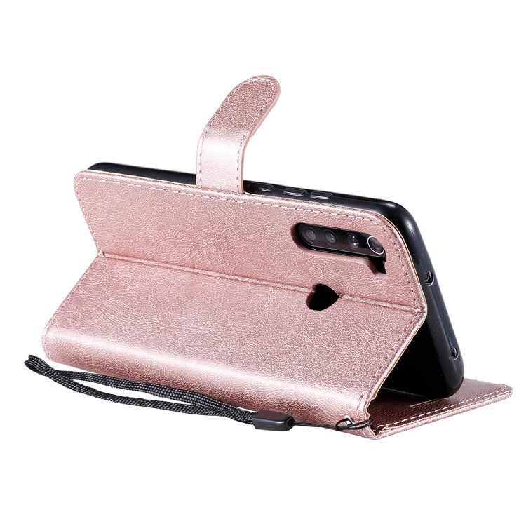 Wallet Leather Stand Case for Xiaomi Redmi Note 8 - Rose Gold-7