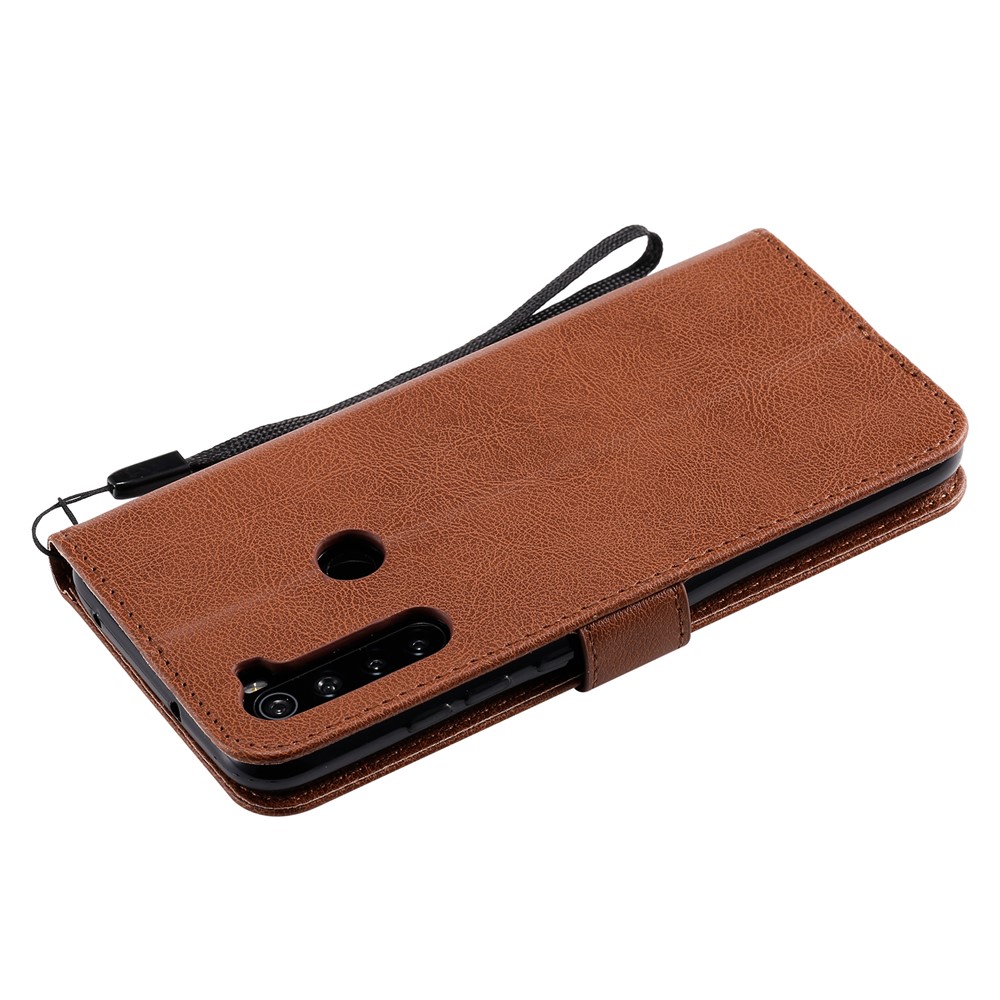 Wallet Leather Stand Case for Xiaomi Redmi Note 8 - Brown-8