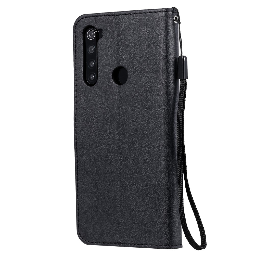 Wallet Leather Stand Case for Xiaomi Redmi Note 8 - Black-3