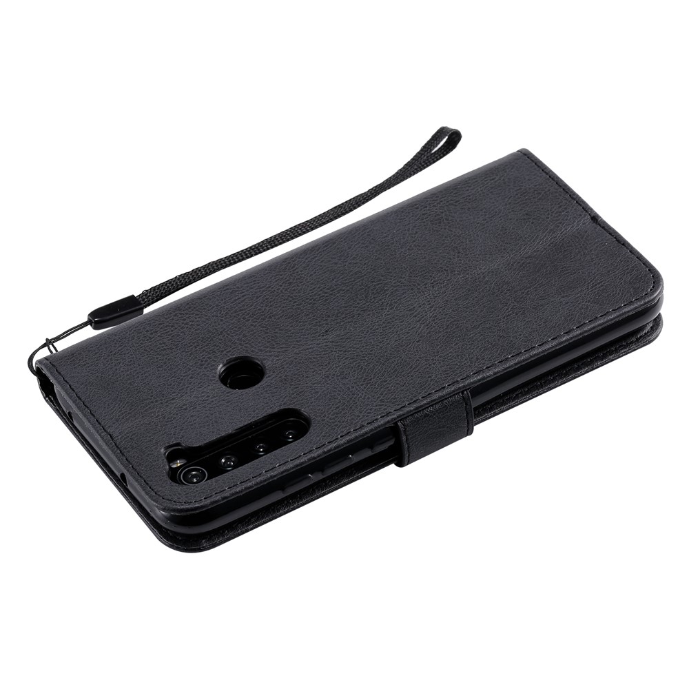 Wallet Leather Stand Case for Xiaomi Redmi Note 8 - Black-8