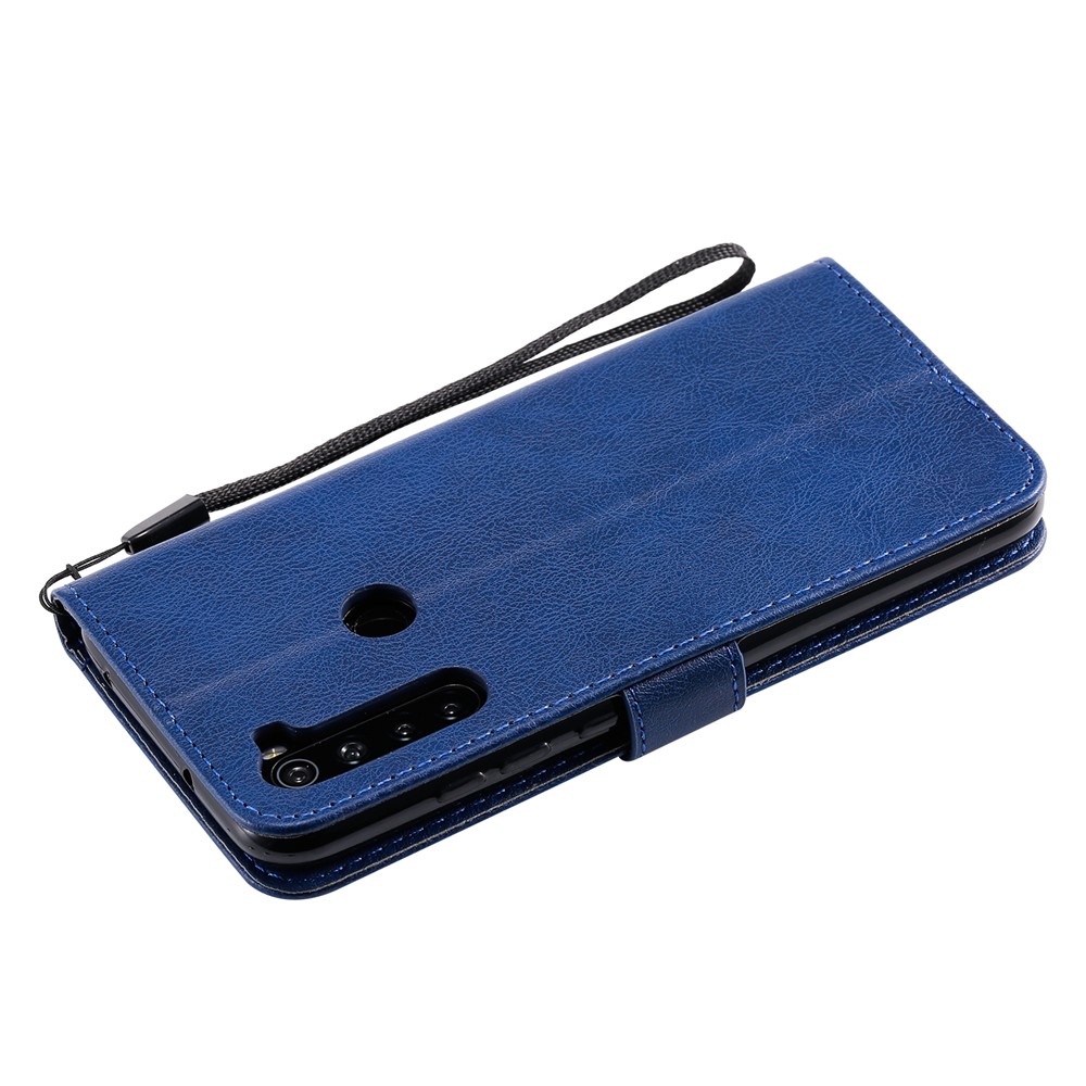 Wallet Leather Stand Case for Xiaomi Redmi Note 8 - Blue-8