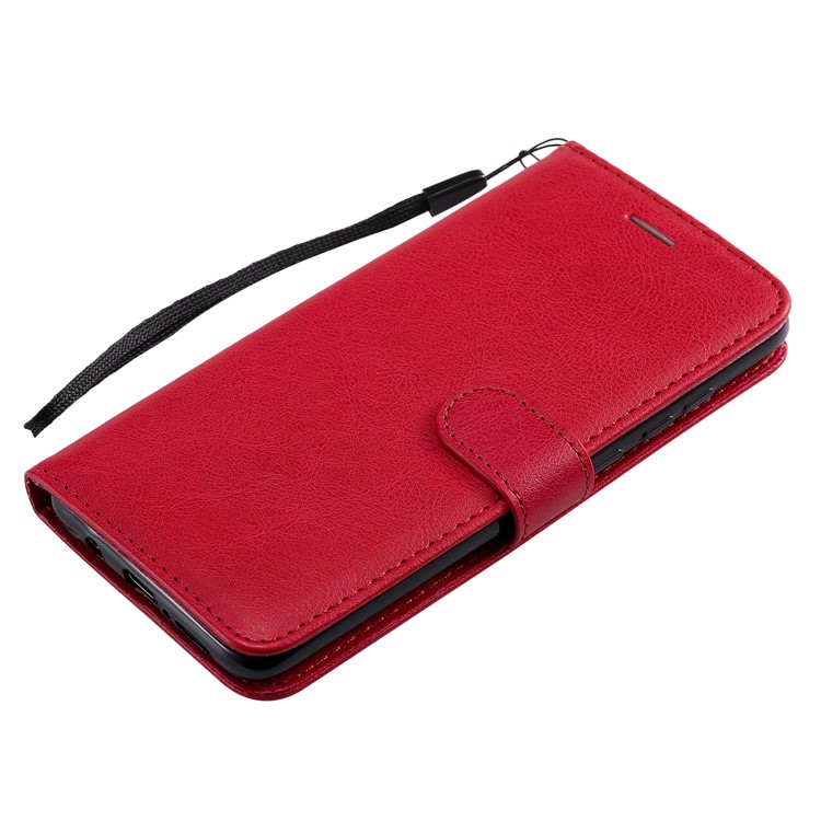 Wallet Leather Stand Case for Xiaomi Redmi Note 8 Pro - Red-5