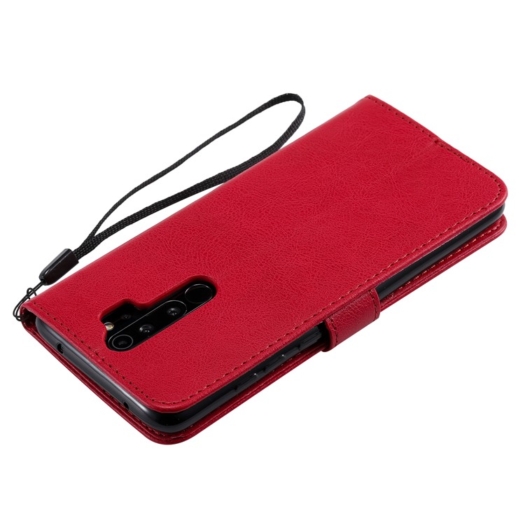 Wallet Leather Stand Case for Xiaomi Redmi Note 8 Pro - Red-6