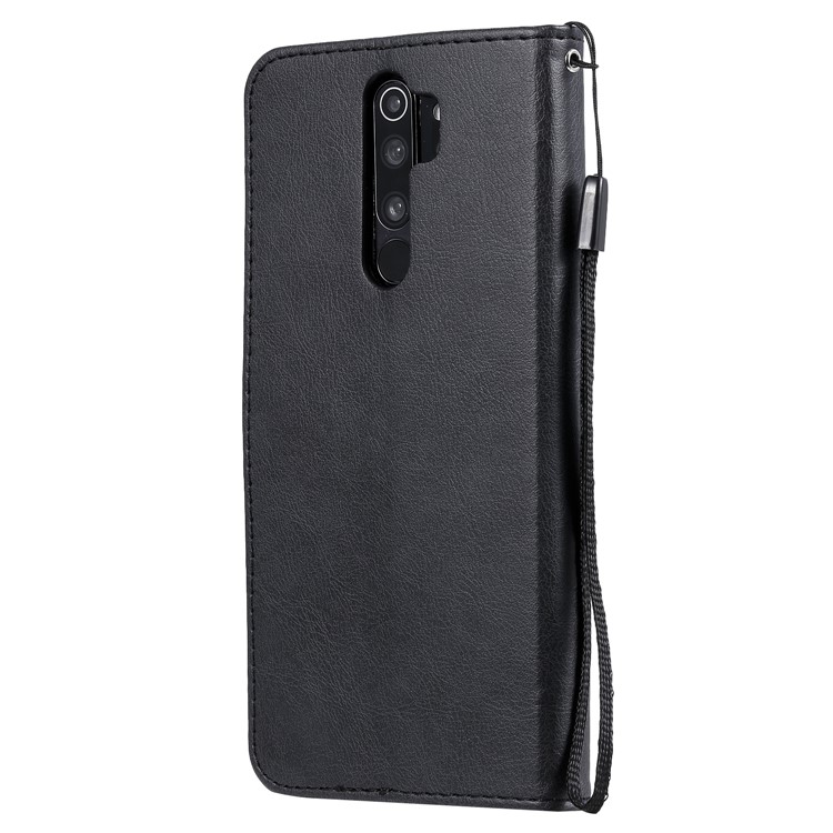 Wallet Leather Stand Case for Xiaomi Redmi Note 8 Pro - Black-3