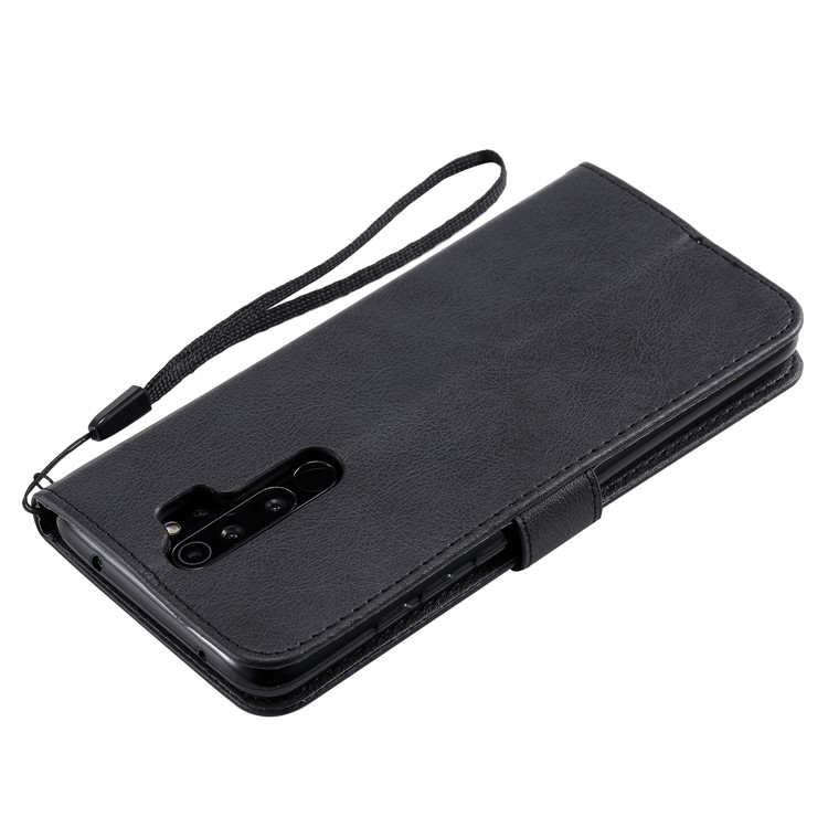 Wallet Leather Stand Case for Xiaomi Redmi Note 8 Pro - Black-6