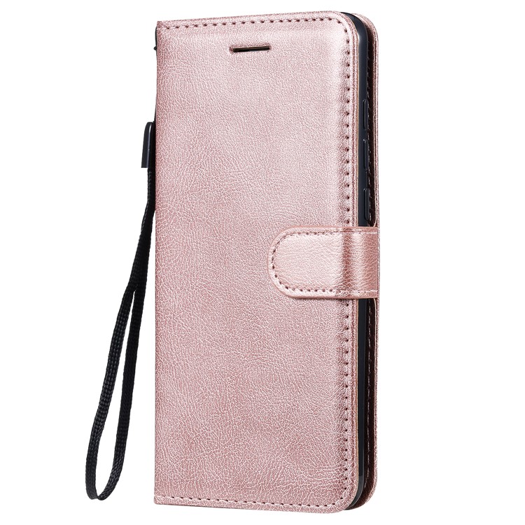 Pure Color Wallet Leather Stand Cell Case Covering for Xiaomi Mi 9 Pro - Rose Gold-2
