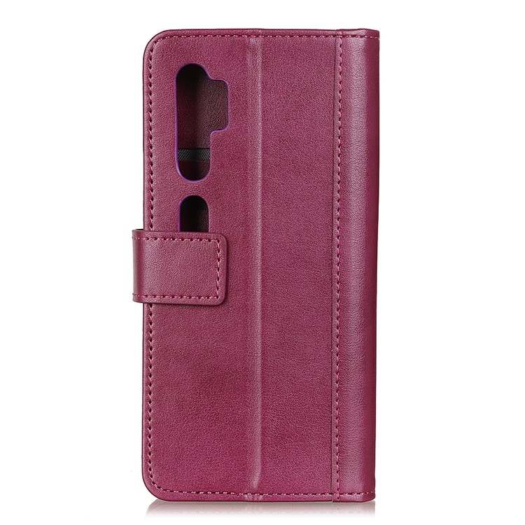 Wallet Leather Stand Cool Case for Xiaomi Mi Note 10/Mi CC9 Pro - Red-10