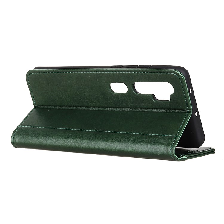 Wallet Leather Stand Cool Case for Xiaomi Mi Note 10/Mi CC9 Pro - Green-11