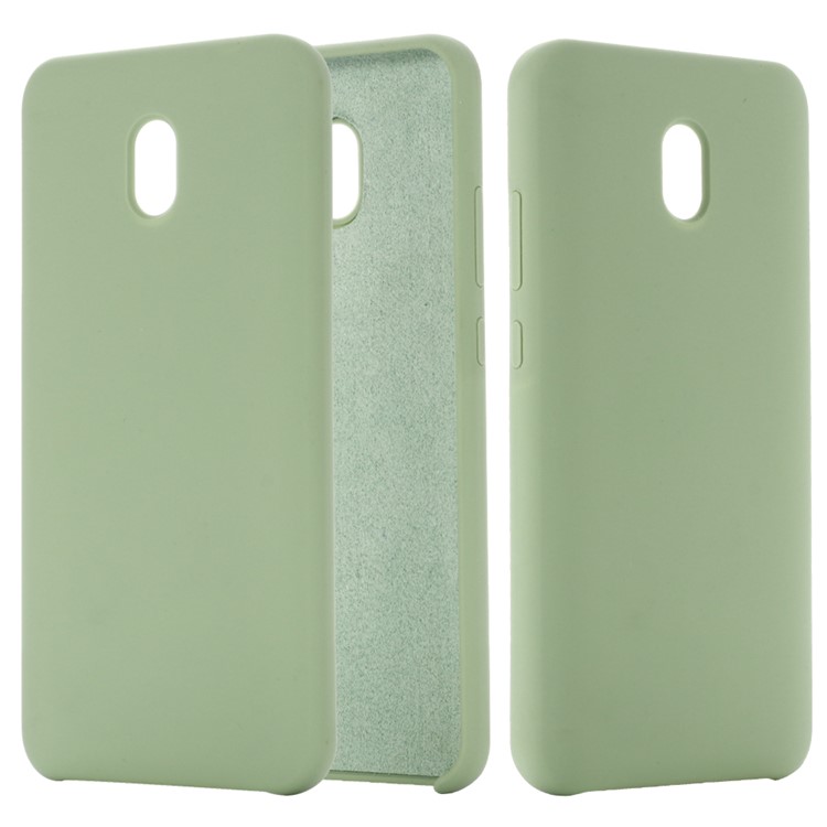 Weiches Flüssigsilikon Für Mobilen Fall Xiaomi Redmi 8A - Grün-1