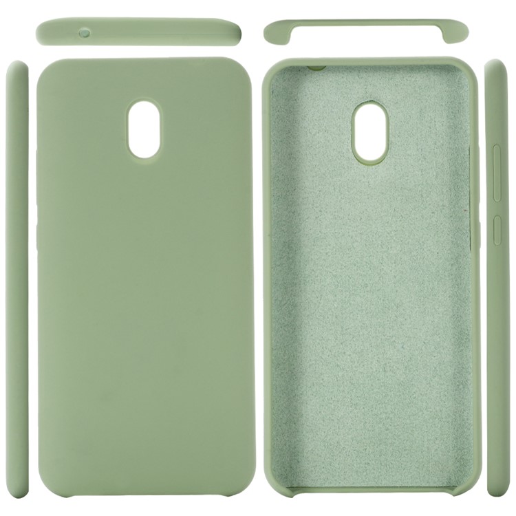 Weiches Flüssigsilikon Für Mobilen Fall Xiaomi Redmi 8A - Grün-2