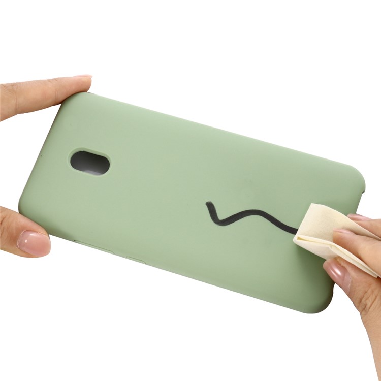 Weiches Flüssigsilikon Für Mobilen Fall Xiaomi Redmi 8A - Grün-5