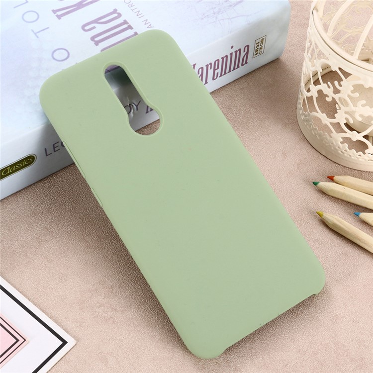 Liquid Silicone Stylish Casing Cell Shell for Xiaomi Redmi 8 - Green-6