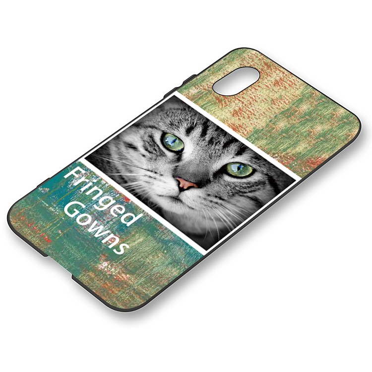 Embossment Printing TPU Cell Phone Shell for Xiaomi Redmi 7A - Green / Cat-2