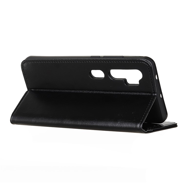 Crazy Horse Leather Phone Cell Wallet Case for Xiaomi Mi Note 10 - Black-4