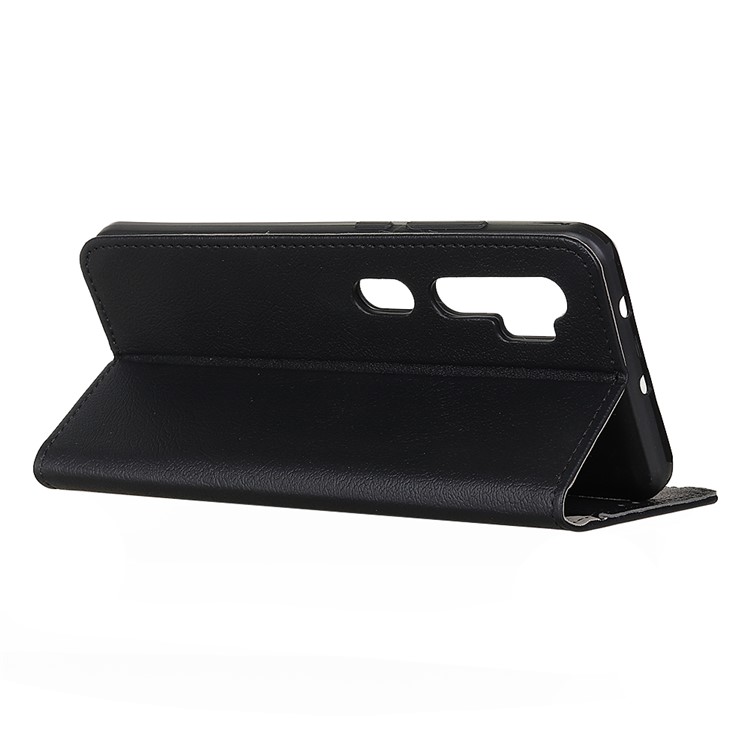 Carteira De Couro Caso De Telefone Suporte Para Xiaomi Mi Nota 10 - Preto-3