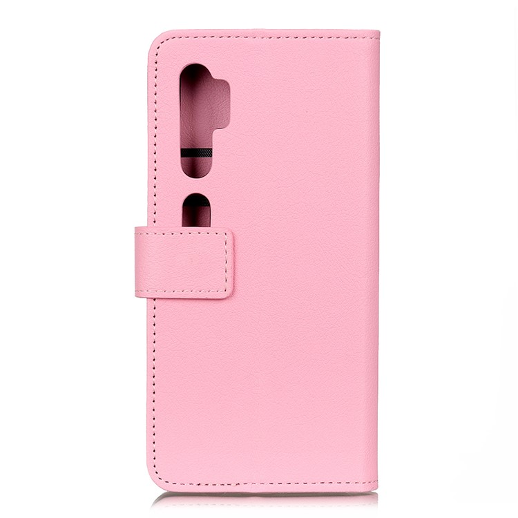Wallet Leather Stand Phone Case for Xiaomi Mi Note 10 - Pink-2