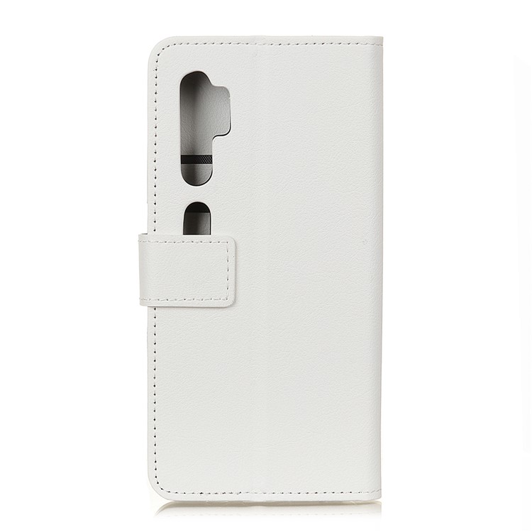 Wallet Leather Stand Phone Case for Xiaomi Mi Note 10 - White-2
