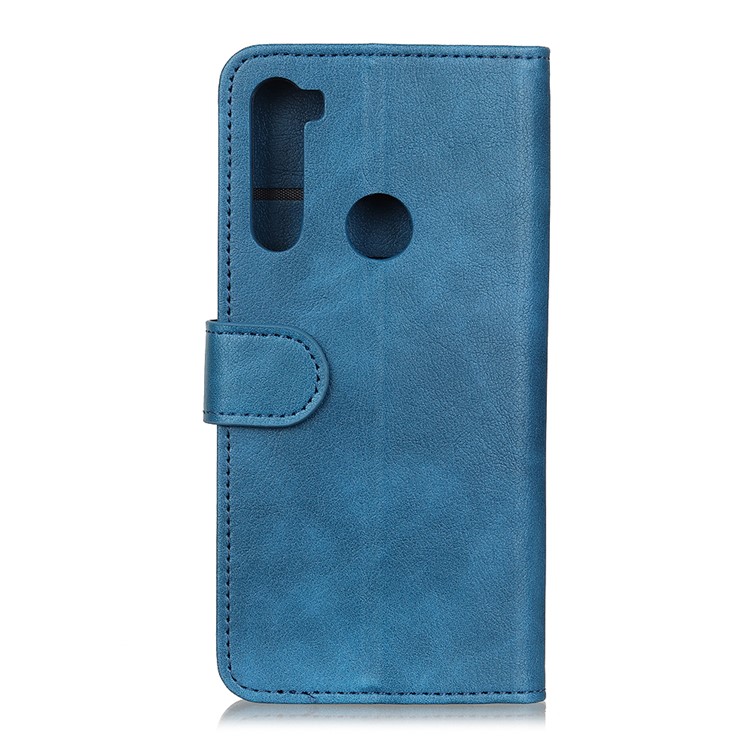 Wallet Stand Leather Phone Cover for Xiaomi Redmi Note 8T - Blue-3