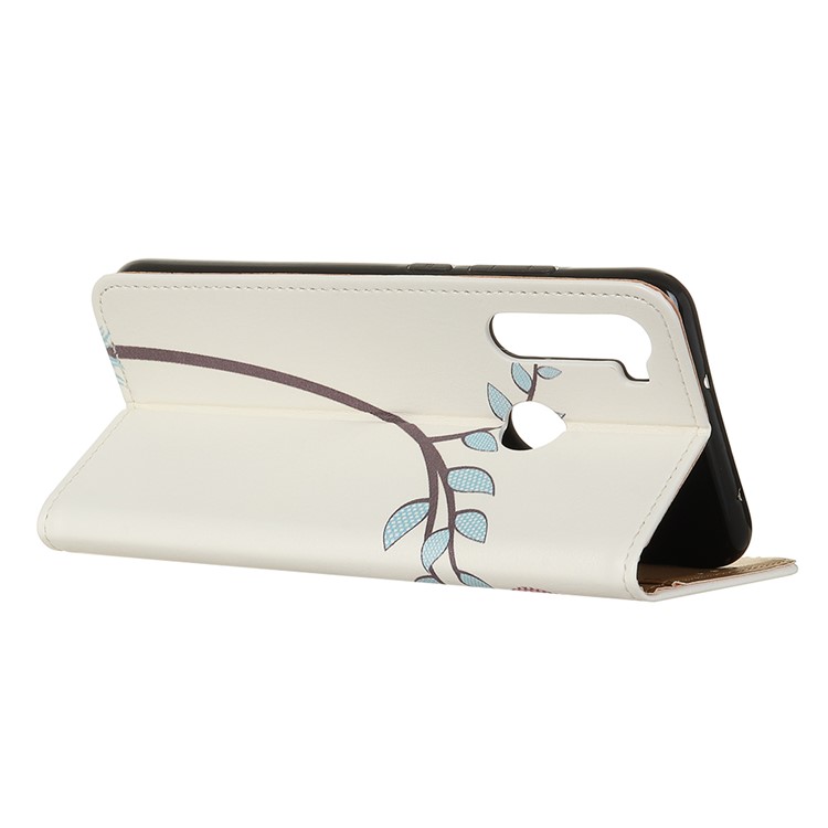 Pattern Printing PU Leather Wallet Stand Phone Cover for Xiaomi Redmi Note 8T - Couple Owls-3