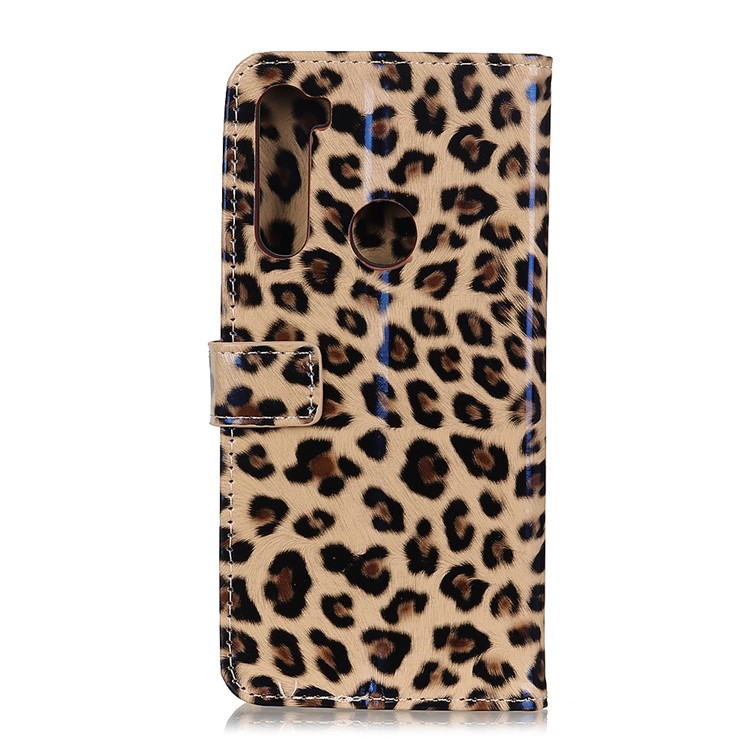 Leopard Texture Leather Wallet Stand Case for Xiaomi Redmi Note 8T-3